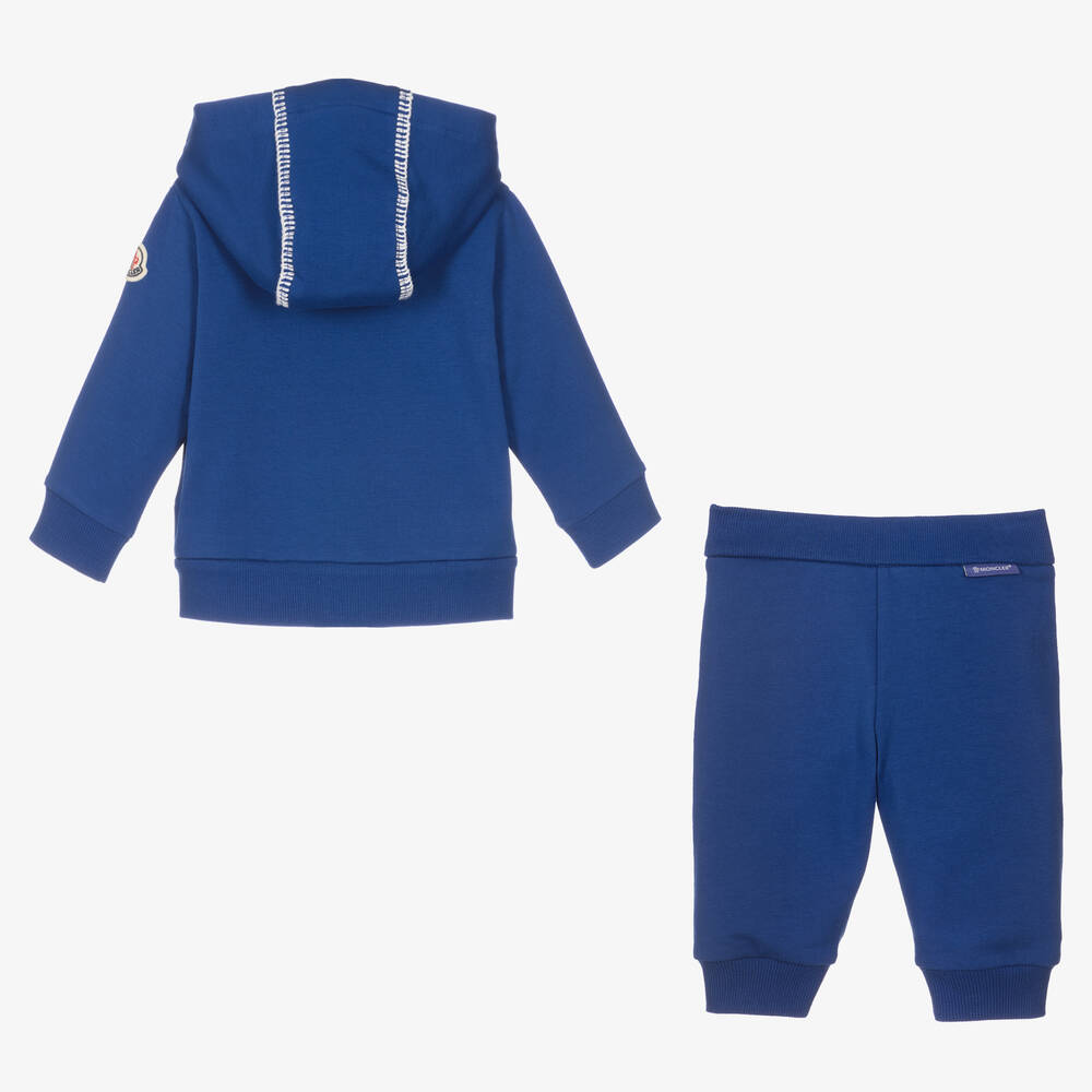 Baby Boys Blue Cotton Set