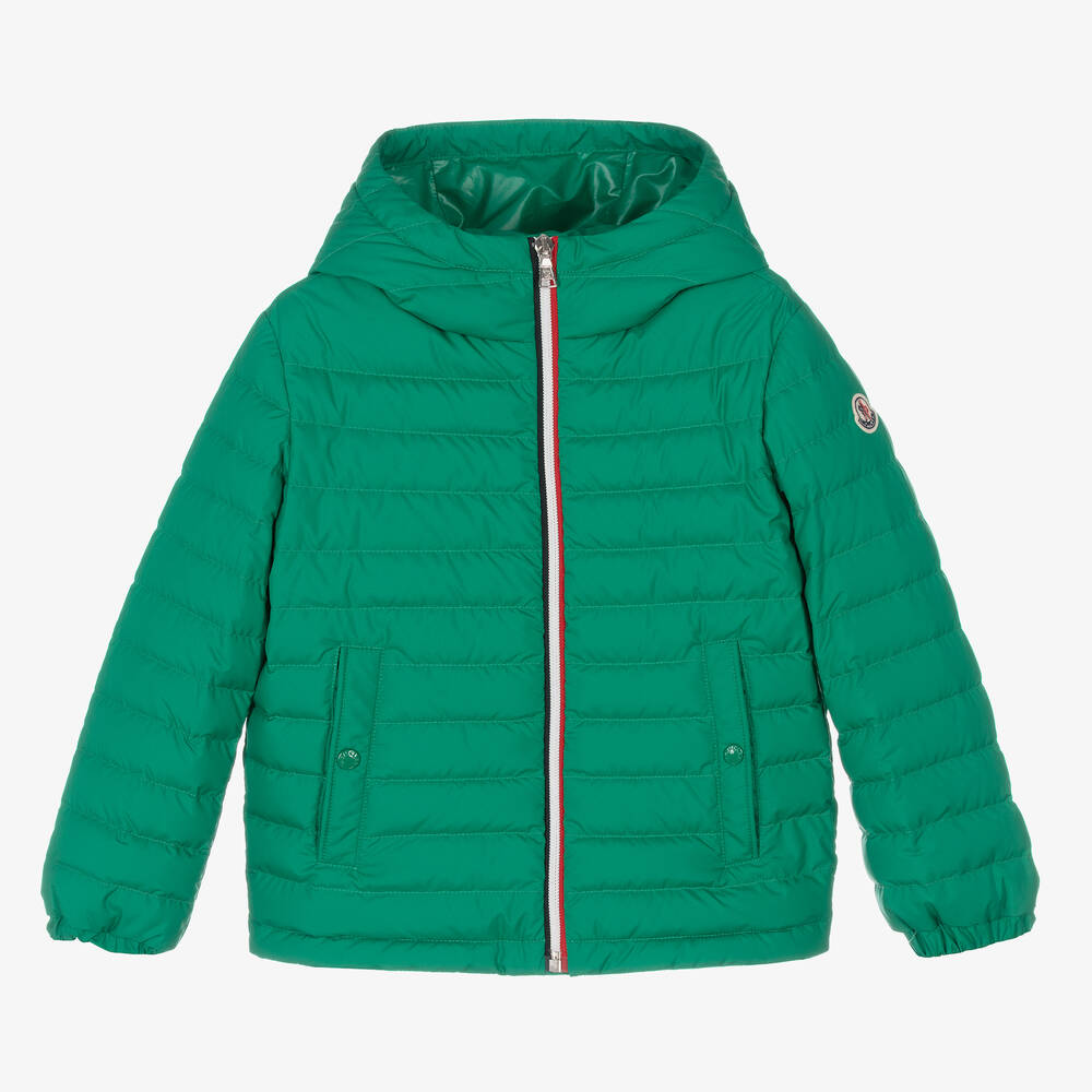 Boys Green "ALIM" Padded Down Jacket