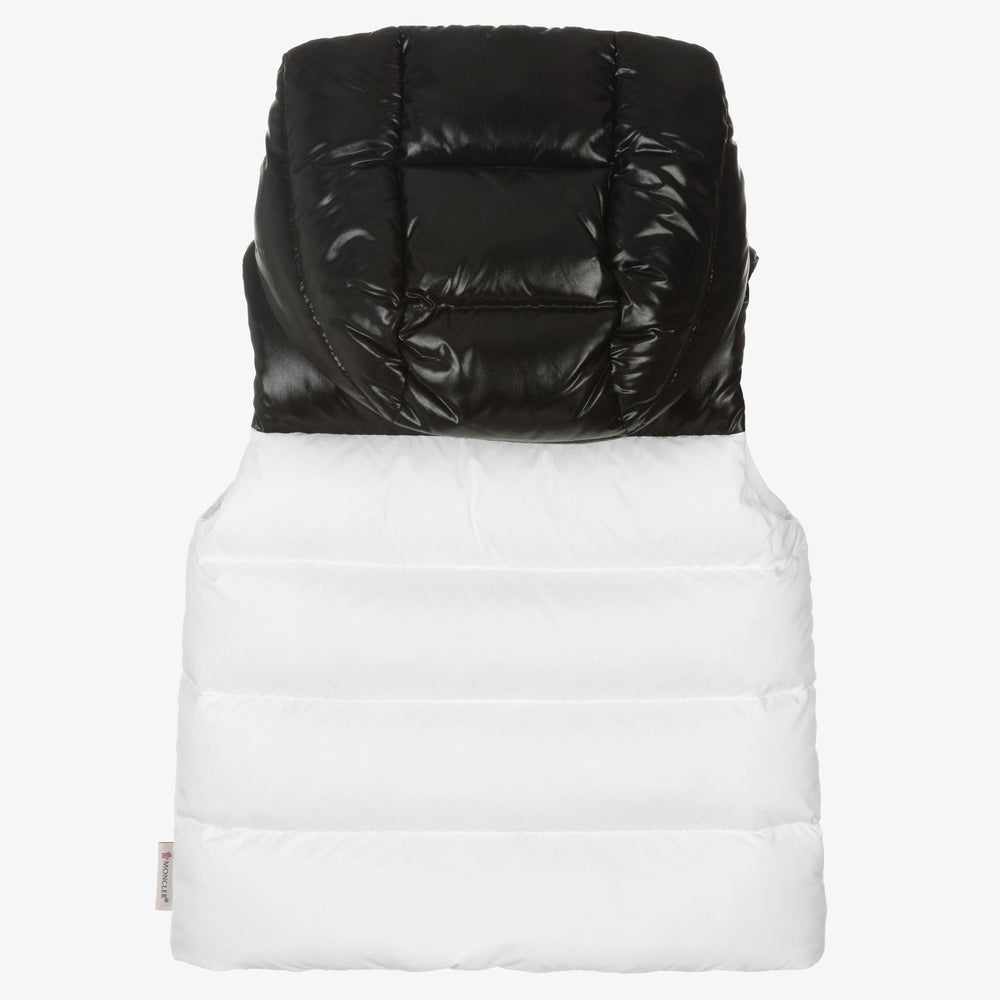 Baby Boys & Girls White "NUROW" Padded Down Gilet