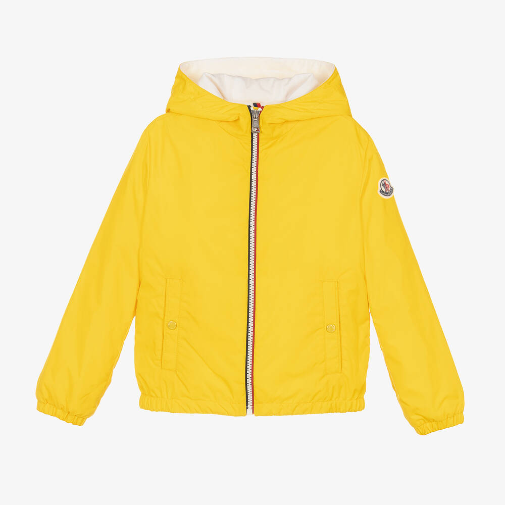 Boys Yellow Zip-Up Jacket