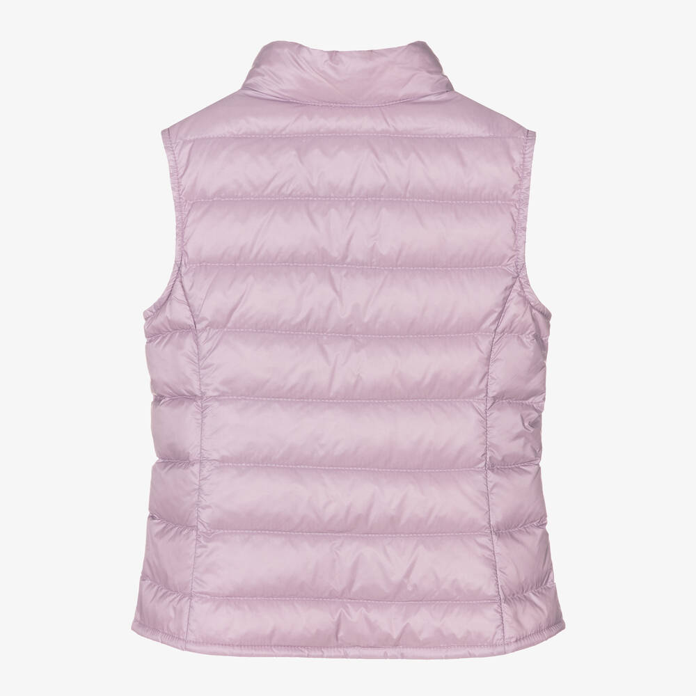 Girls Purple "LIANE" Padded Down Gilet