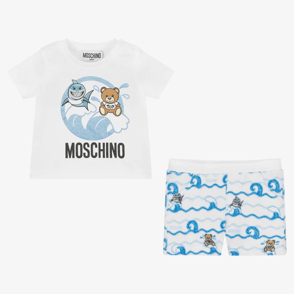 Baby Boys & Girls Blue Cotton Set