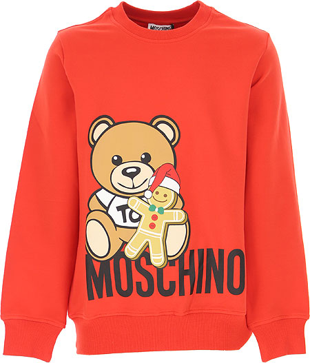 Boys & Girls Red Teddy Bear Sweatshirt