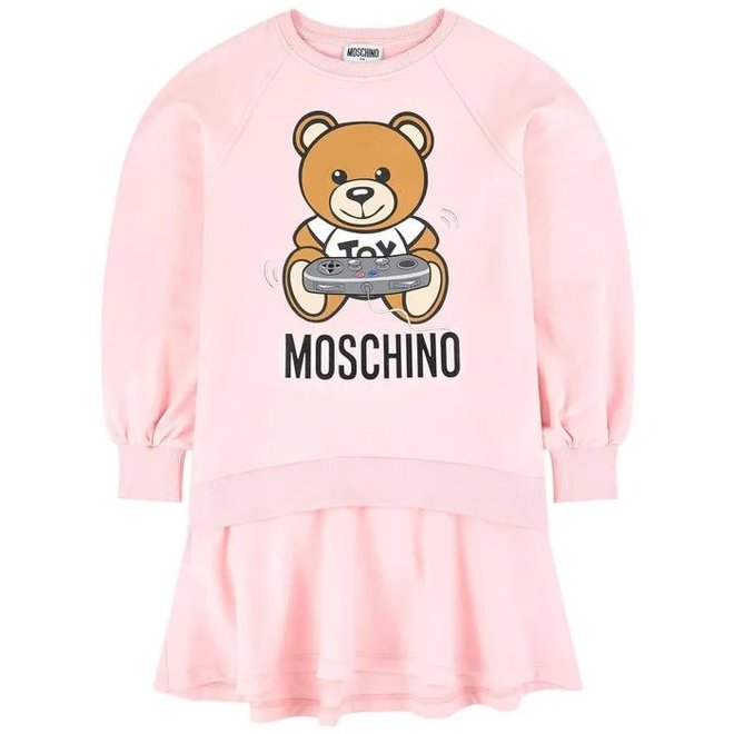 Girls Sugar Rose Teddy Bear Dress