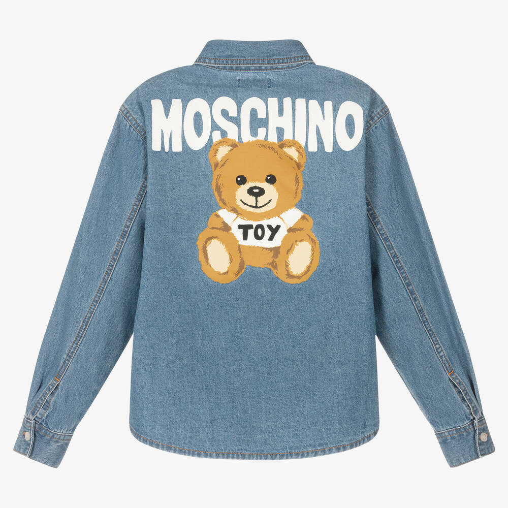 Boys & Girls Blue Denim Shirt