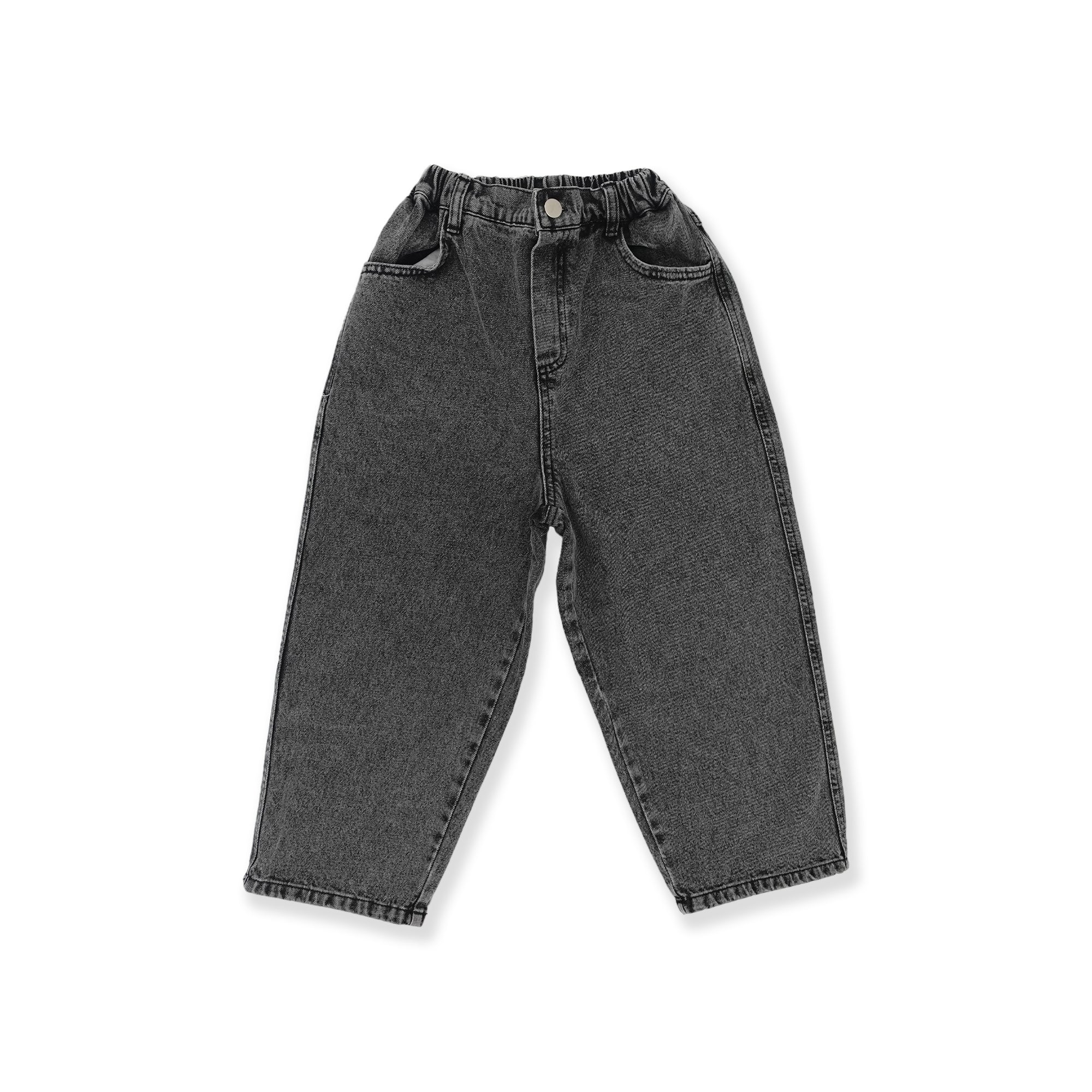 Boys & Girls Grey Denim Trousers