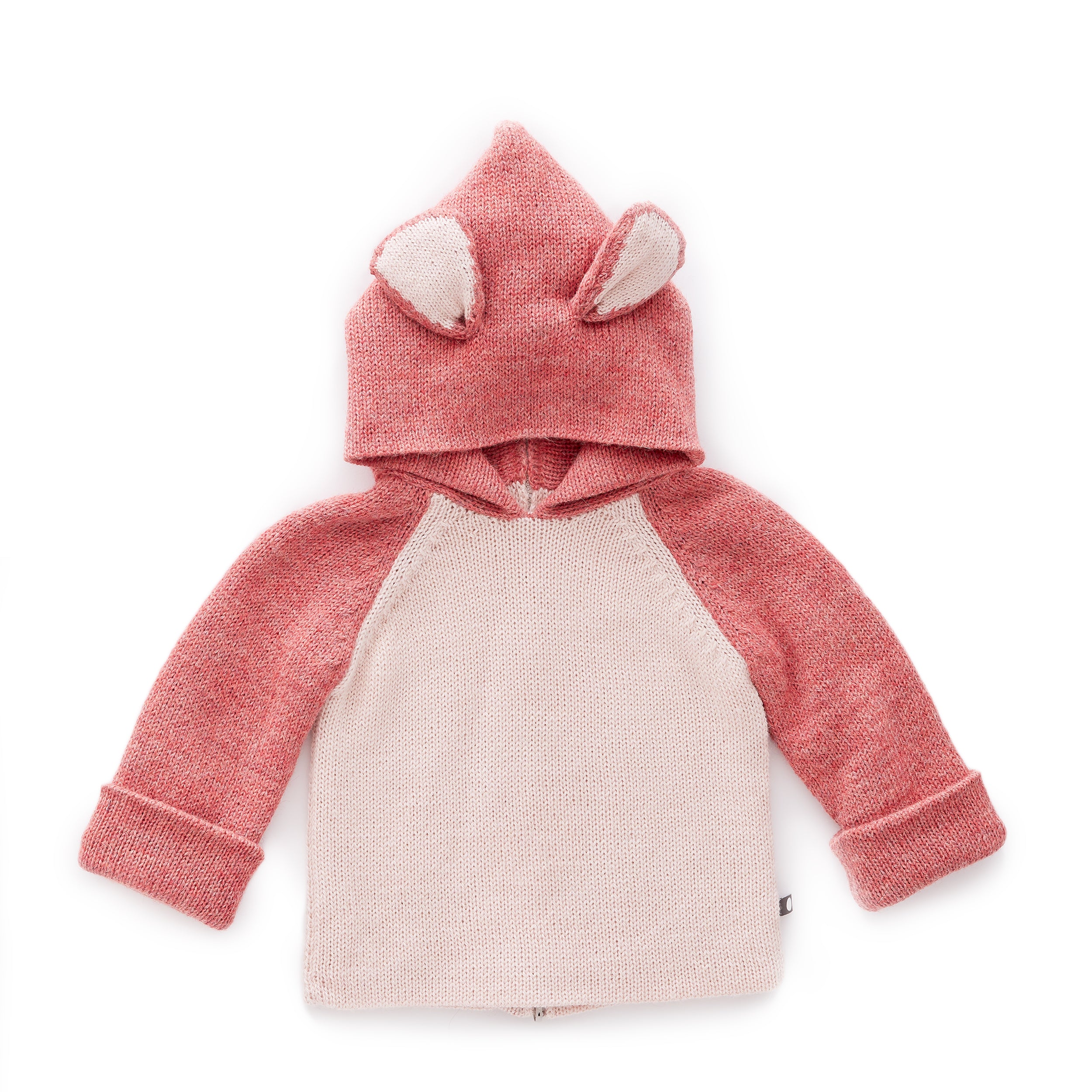 Baby Girls Pink Panther Baby Alpaca Hoodie