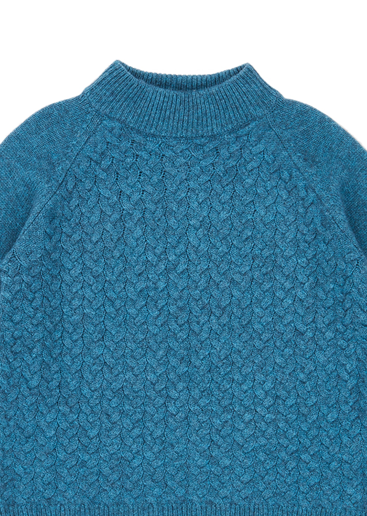 Boys & Girls Teal Owl Cable Jumper