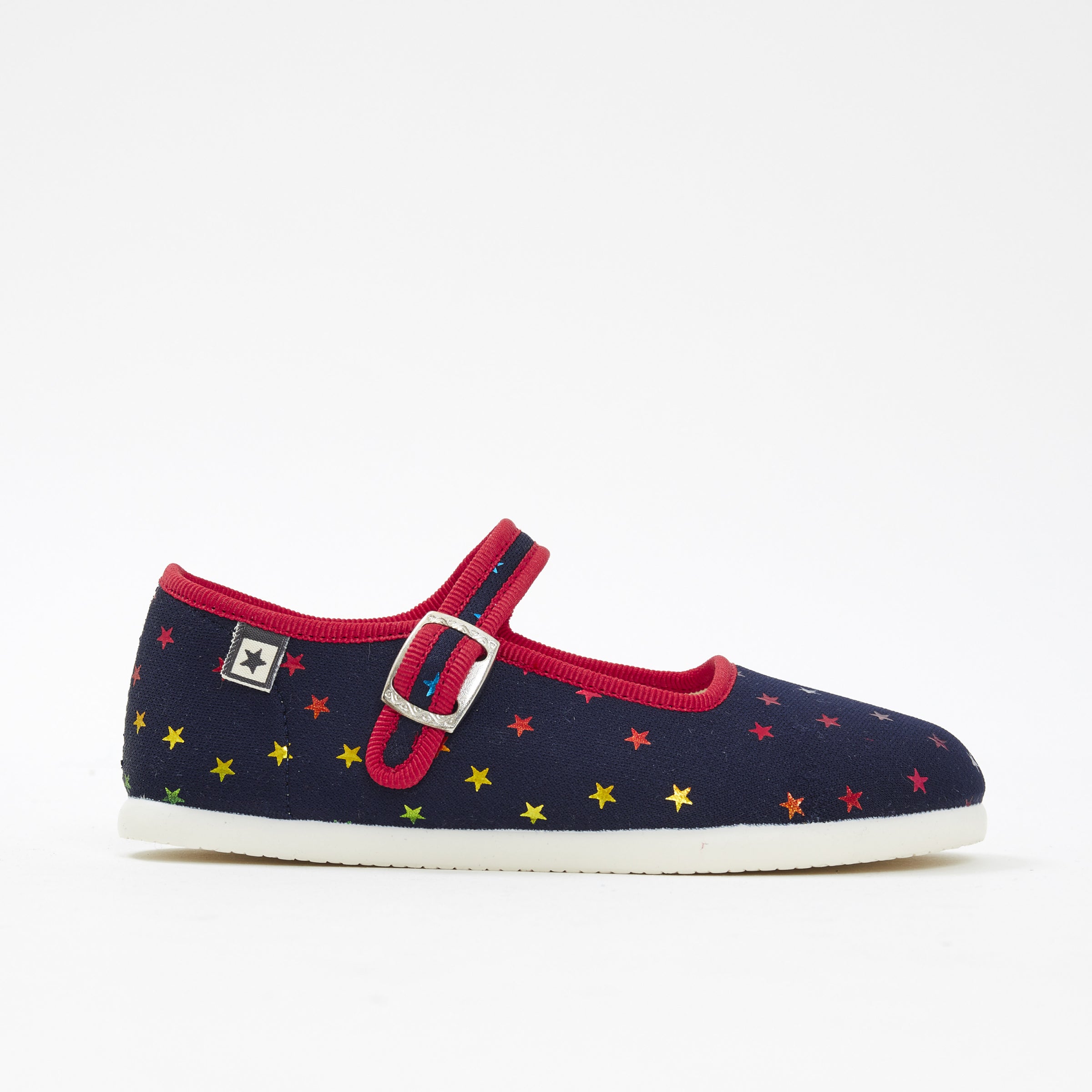 Girls Navy Flat Shoes