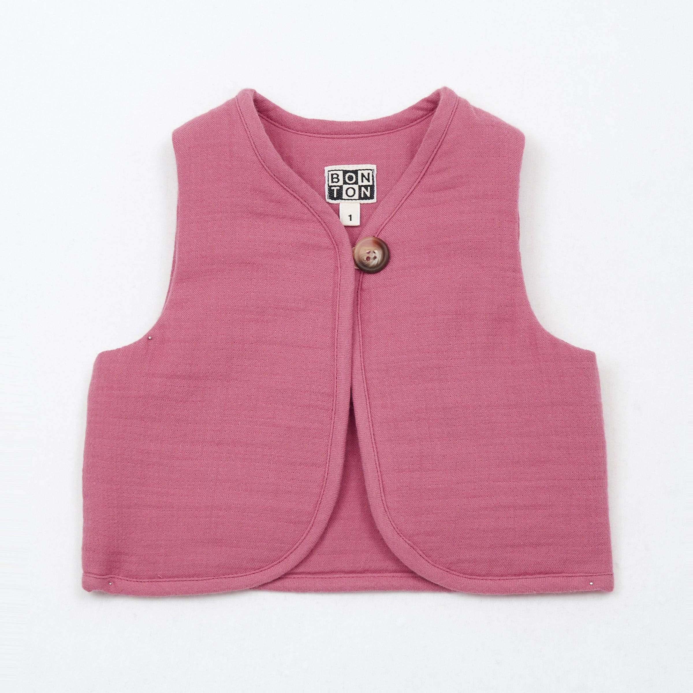 Baby Girls Purple Gilet