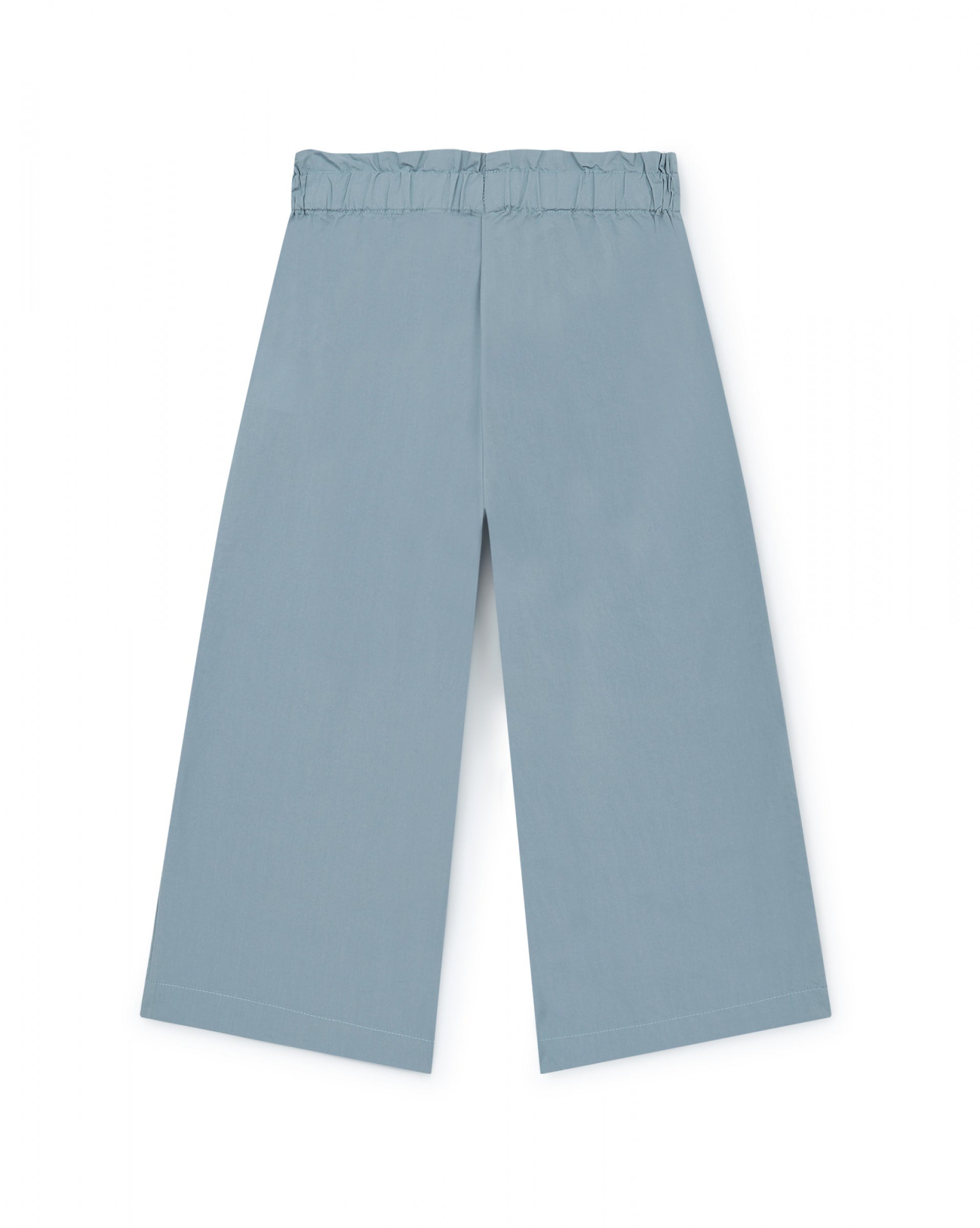 Girls Blue Cotton Trousers