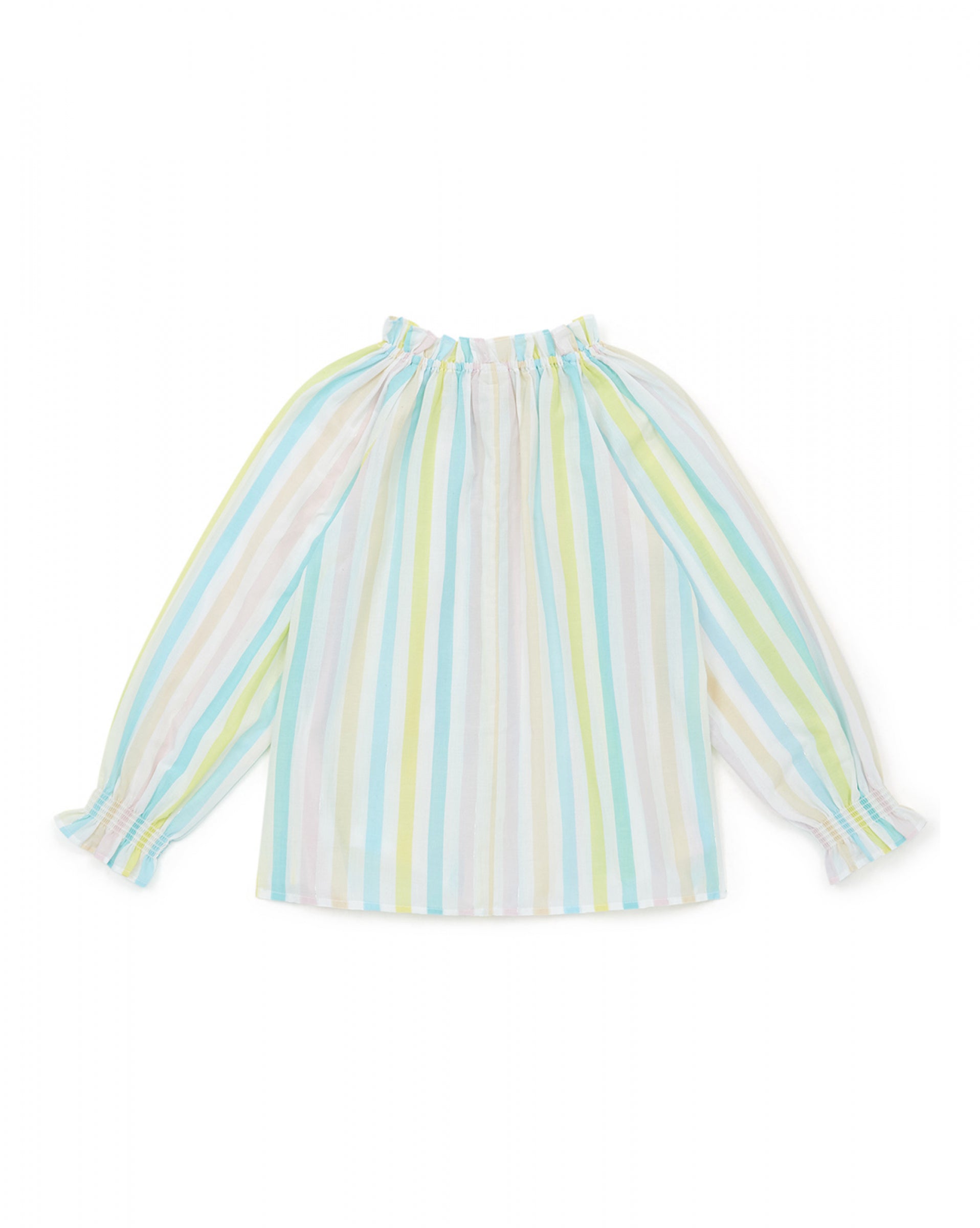 Girls Green Stripe Shirts