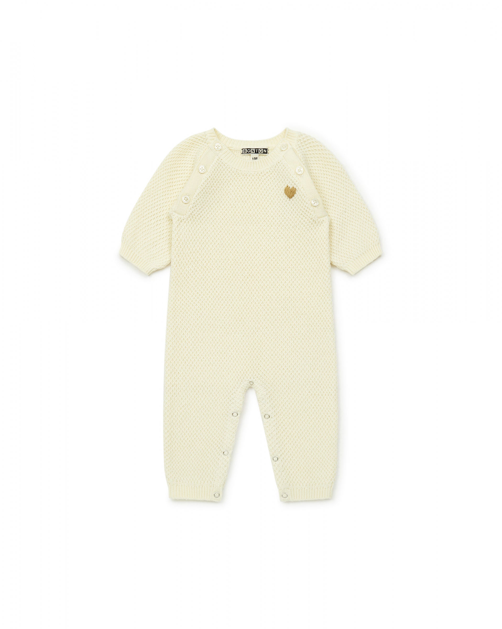 Baby Boys & Girls White Babysuit