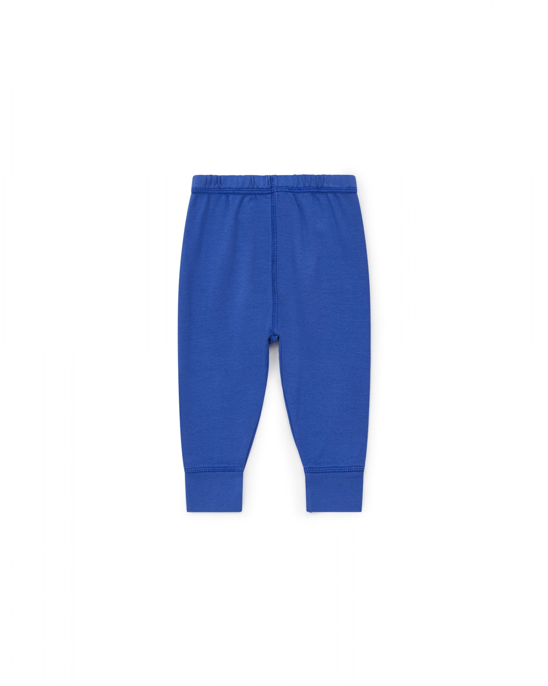 Baby Boys Blue Cotton Leggings