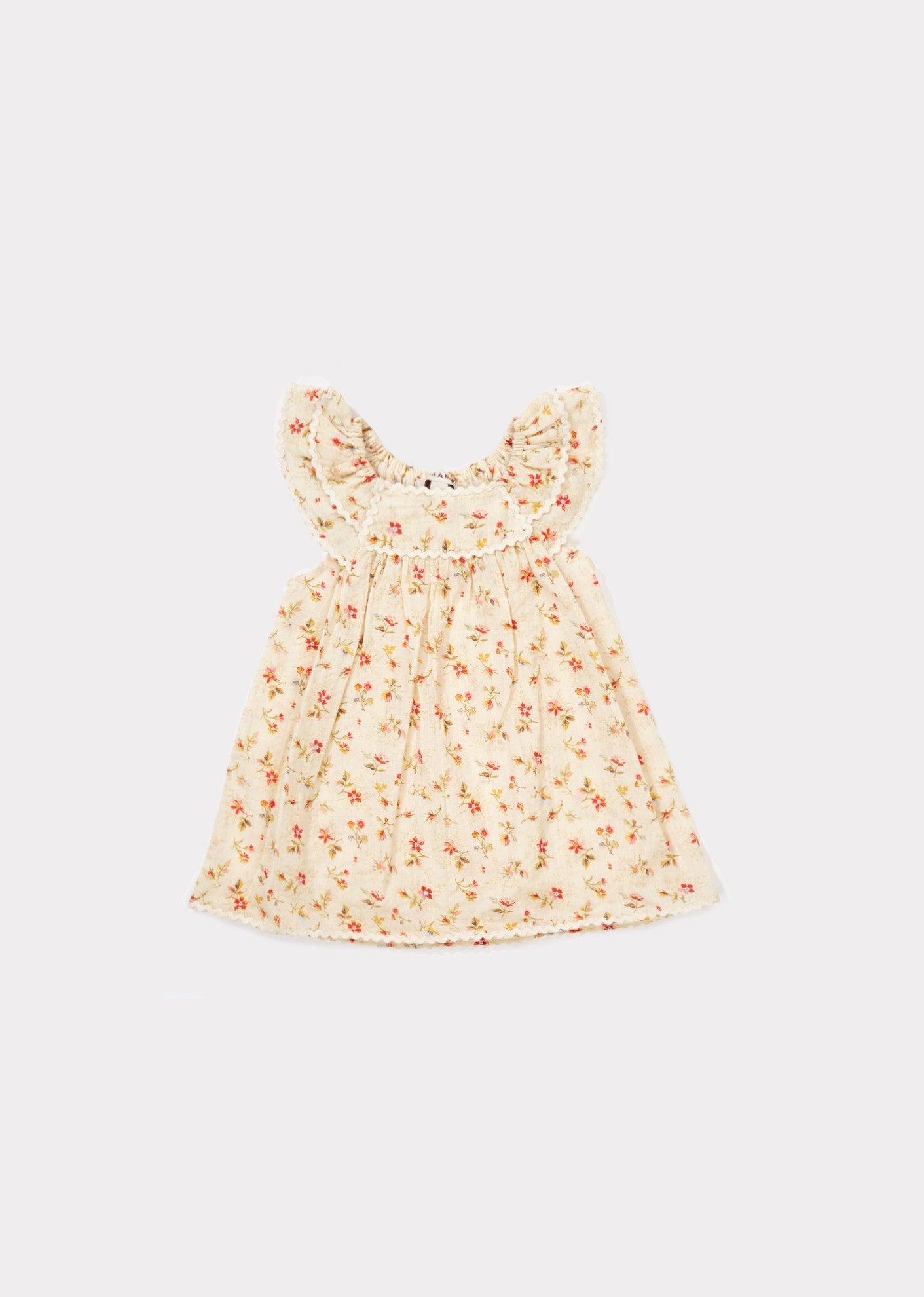 Baby Girls Pink Cotton Woven Dress