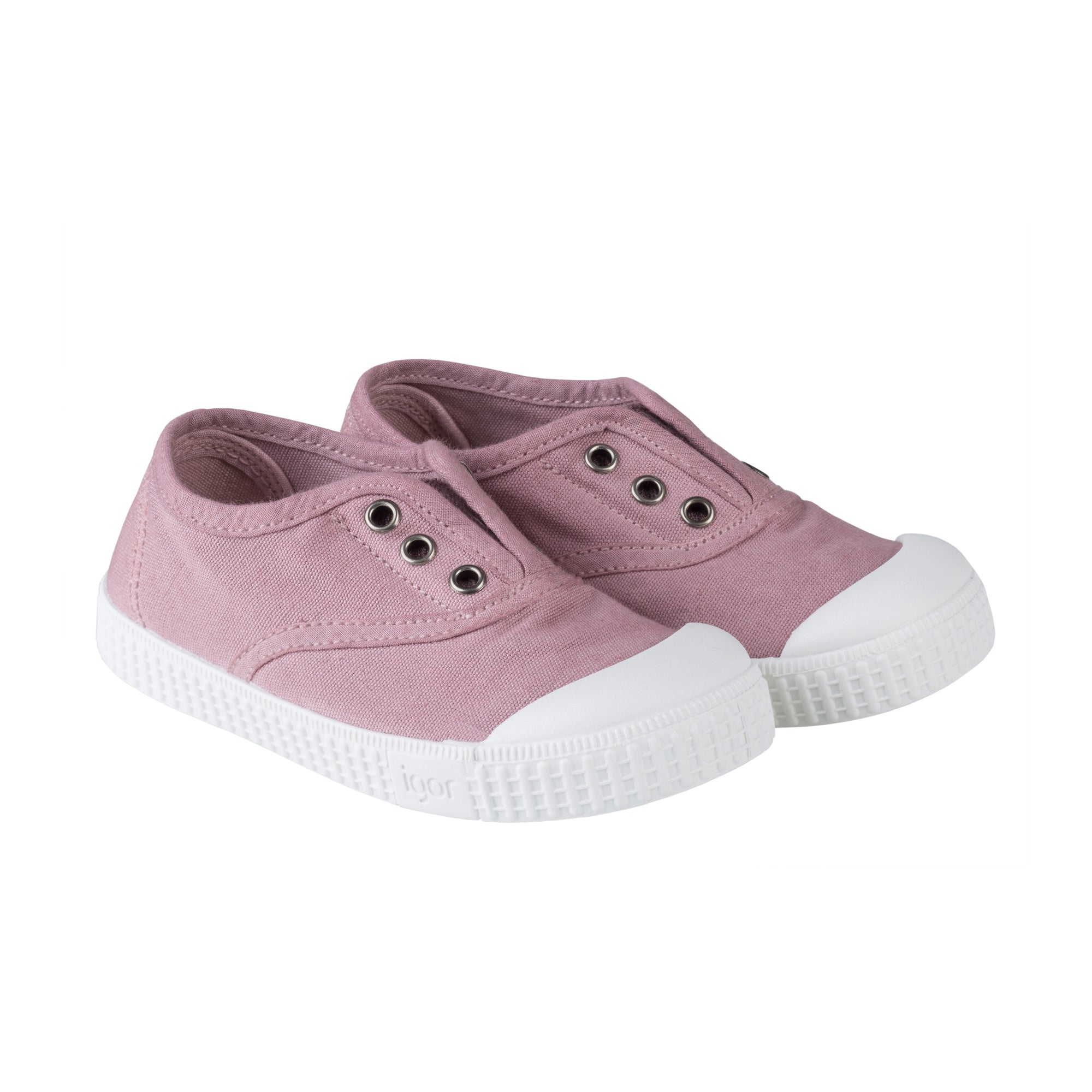 Girls Citron Purple Cotton Shoes