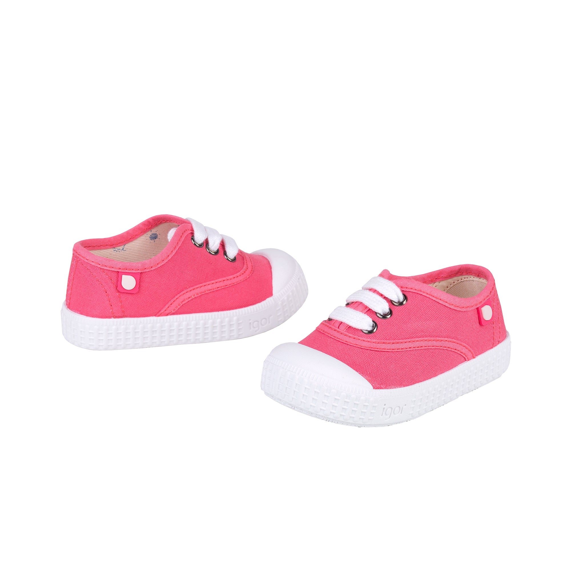 Girls Pink Cotton Shoes