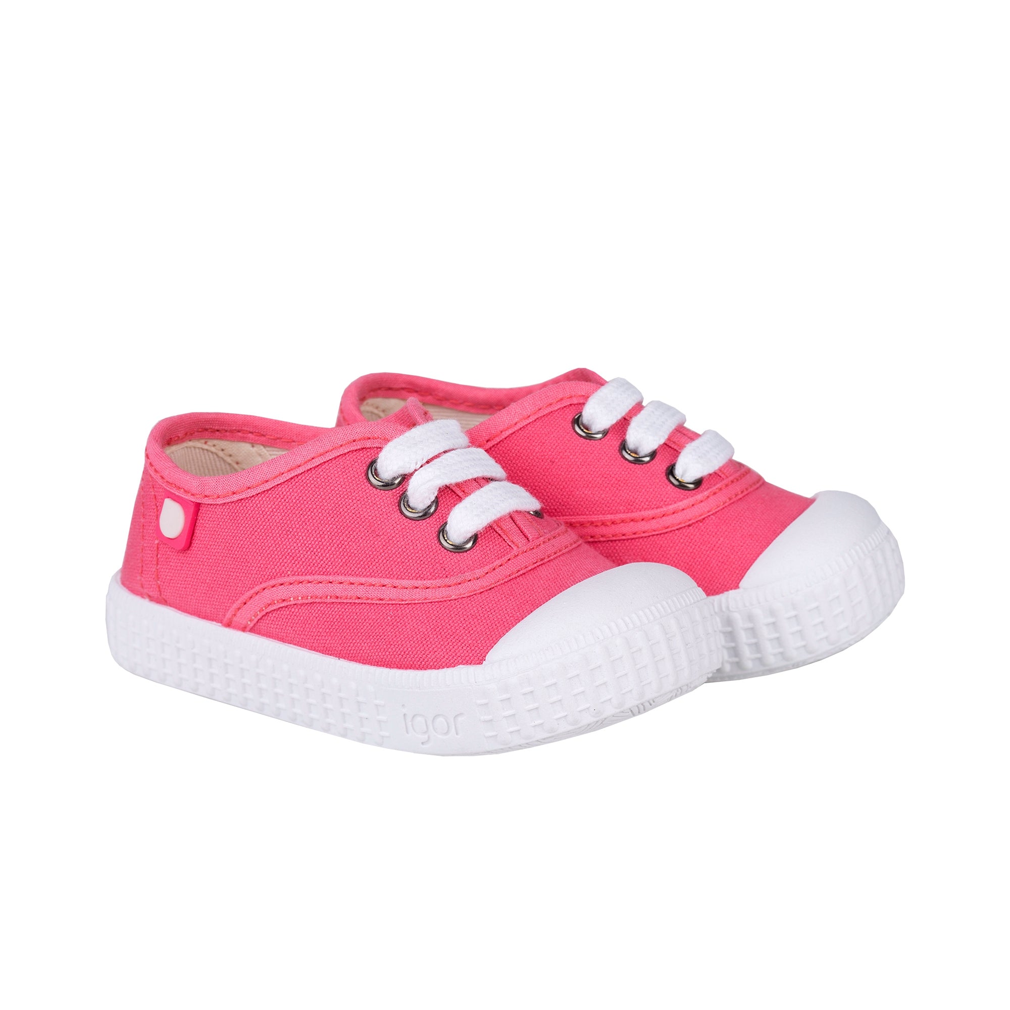 Girls Pink Cotton Shoes