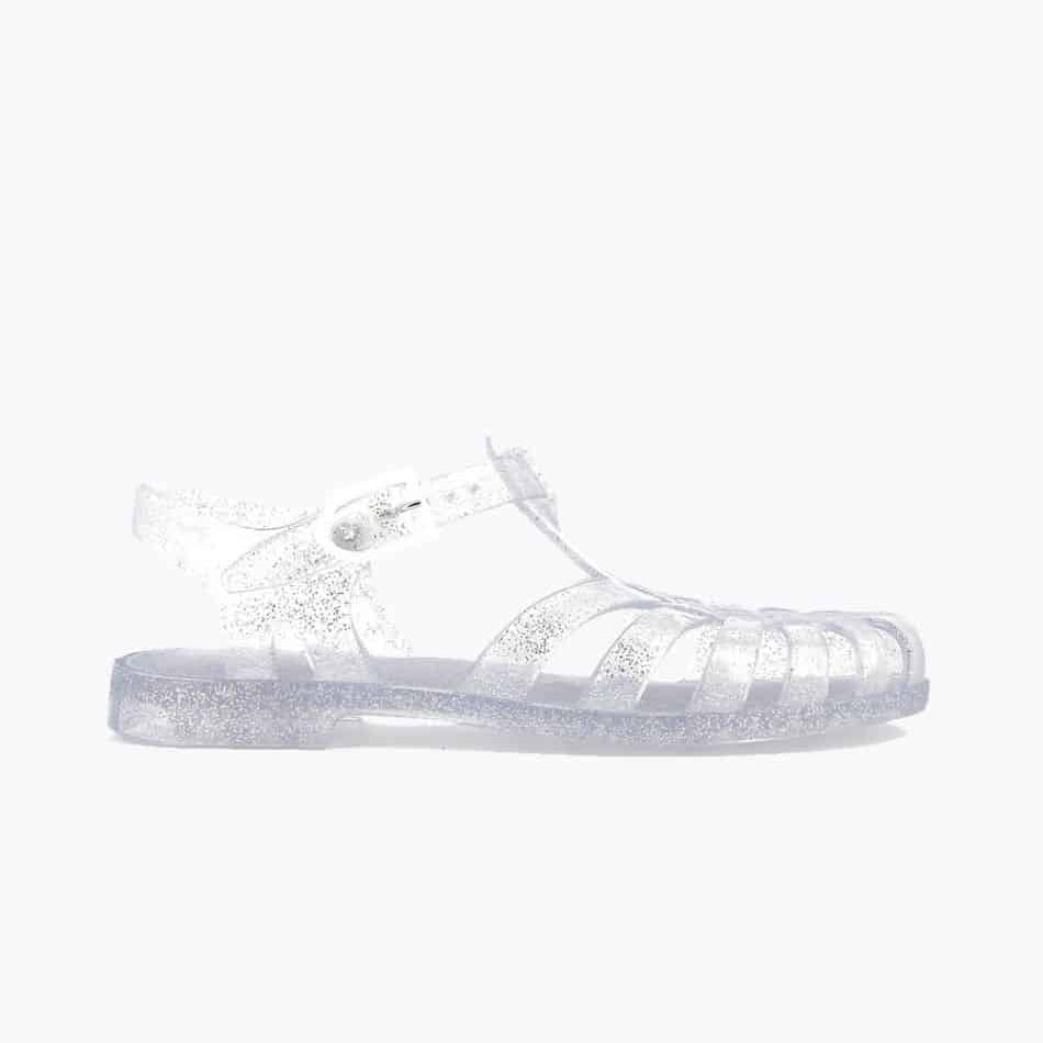 Boys & Girls Silver Glitter Sandals