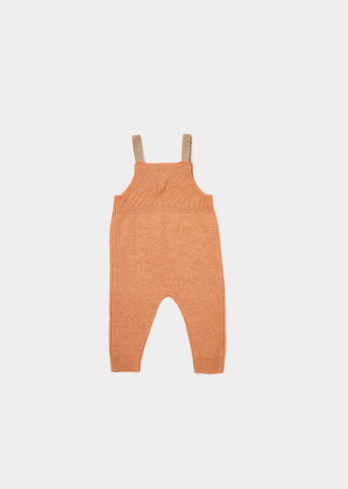 Baby Light Orange Knitted Romper