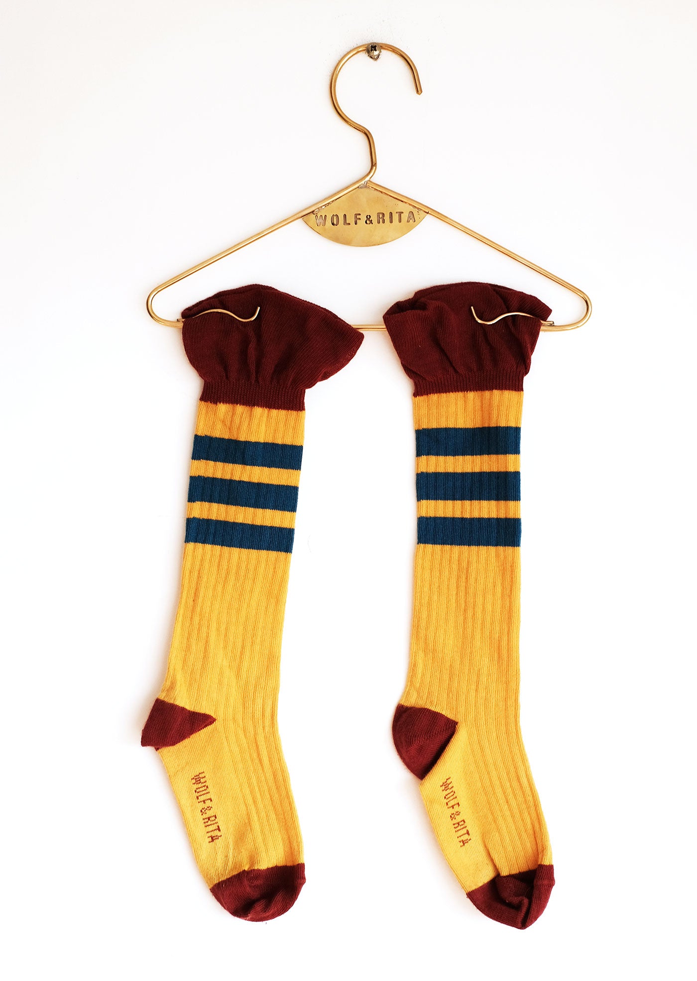 Boys & Girls Yellow "SOCKS FRILLS" Socks