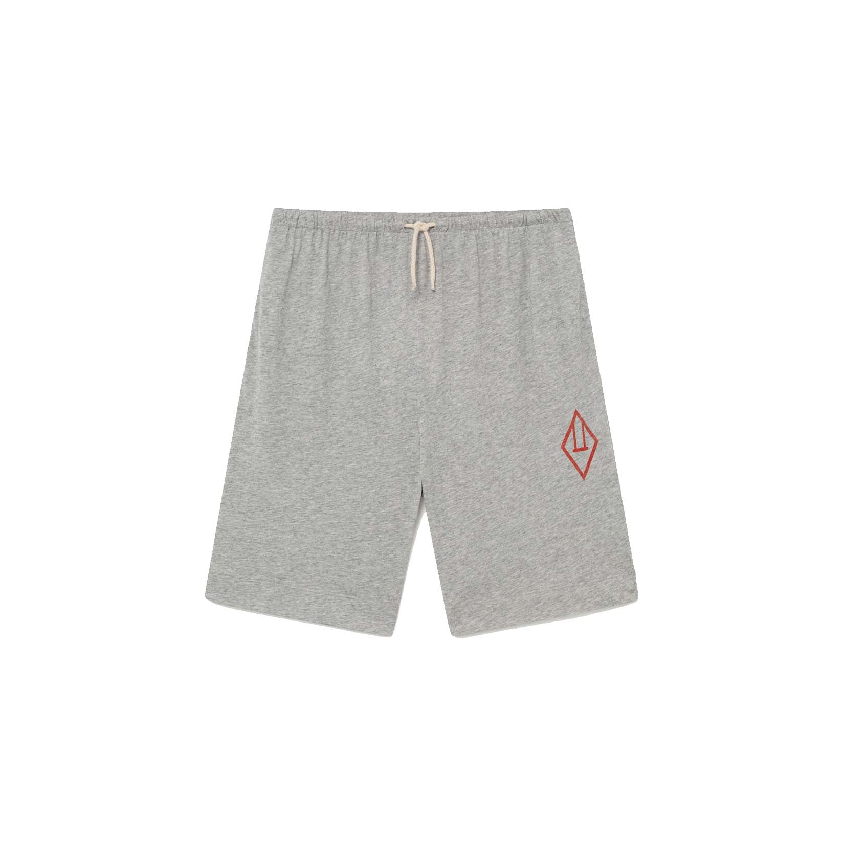 Boys & Girls Grey Logo Cotton Shorts