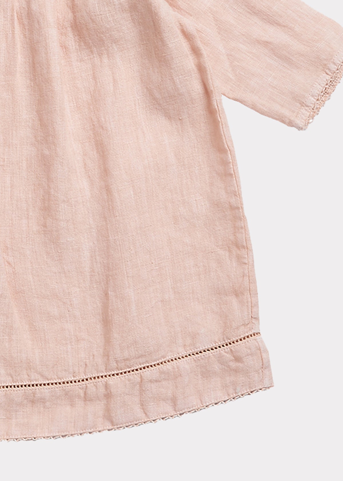 Robe rose clair pour bébé fille