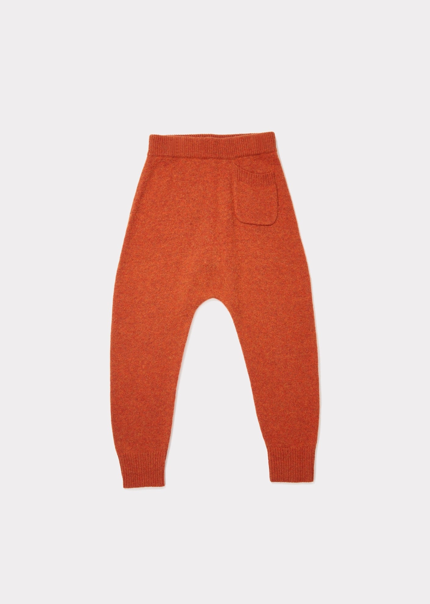 Girls Red Knitted Trousers