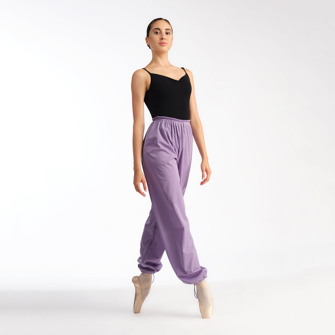 Women Purple Ballet Warm-Up Trousers