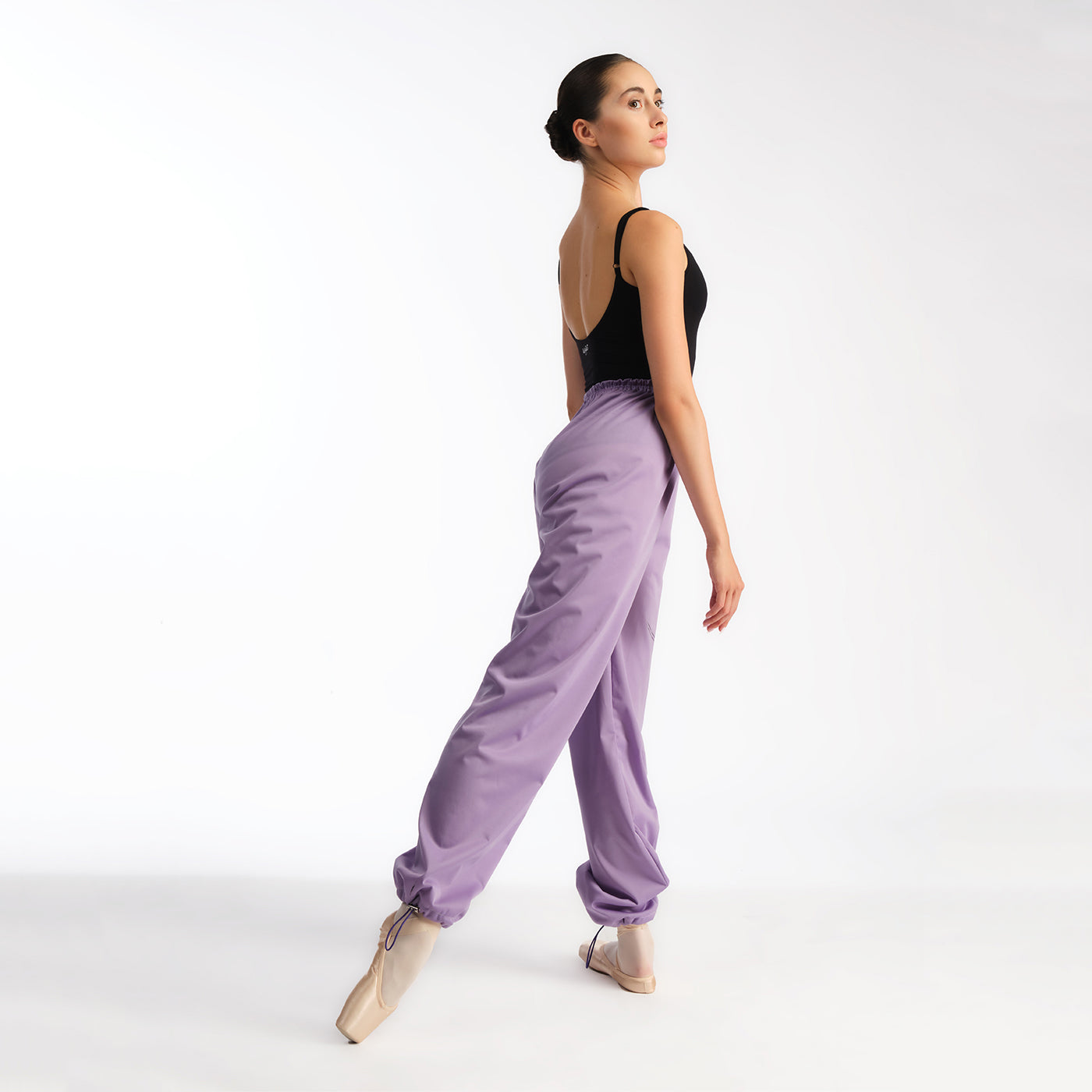 Women Purple Ballet Warm-Up Trousers