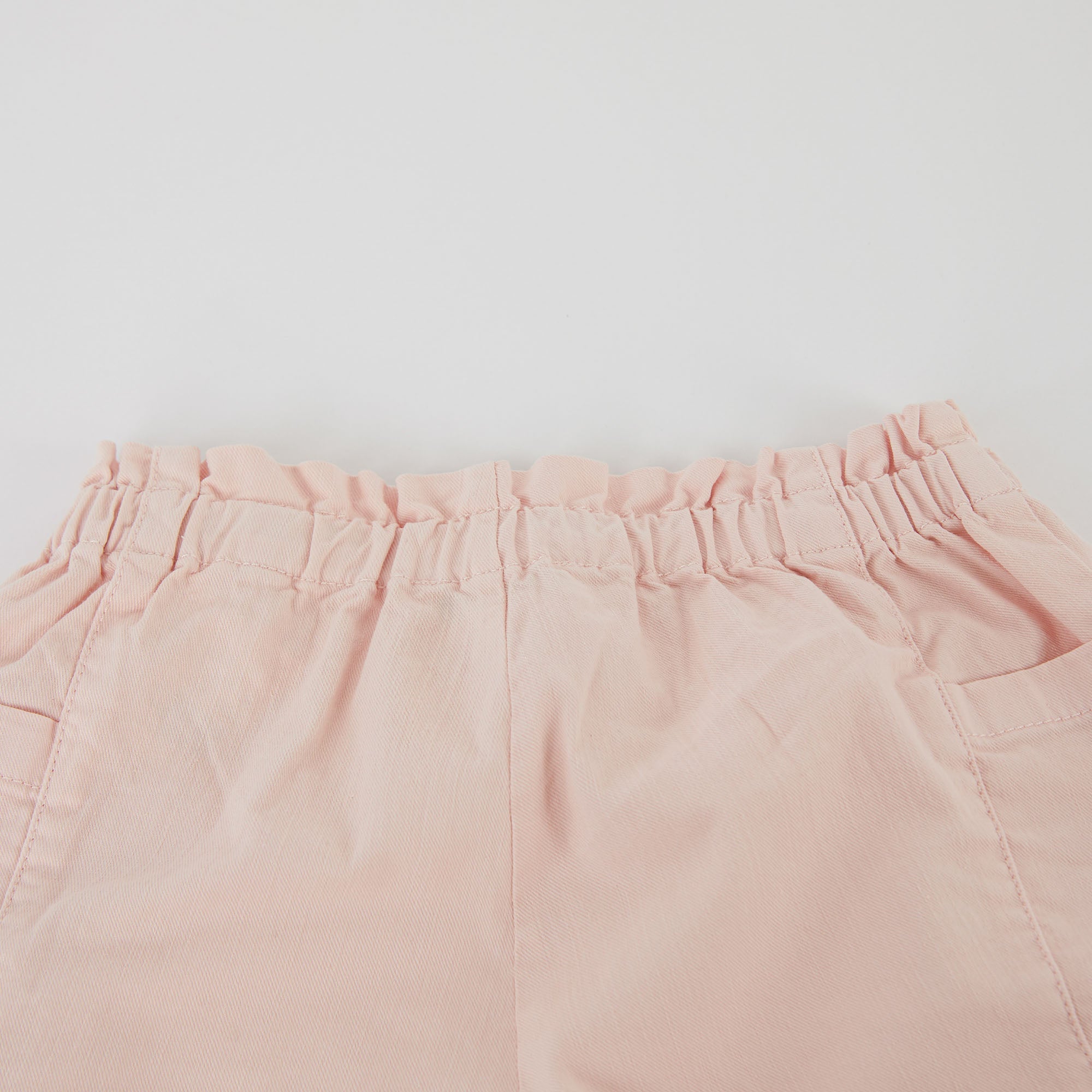 Girls Pink Cotton Trousers