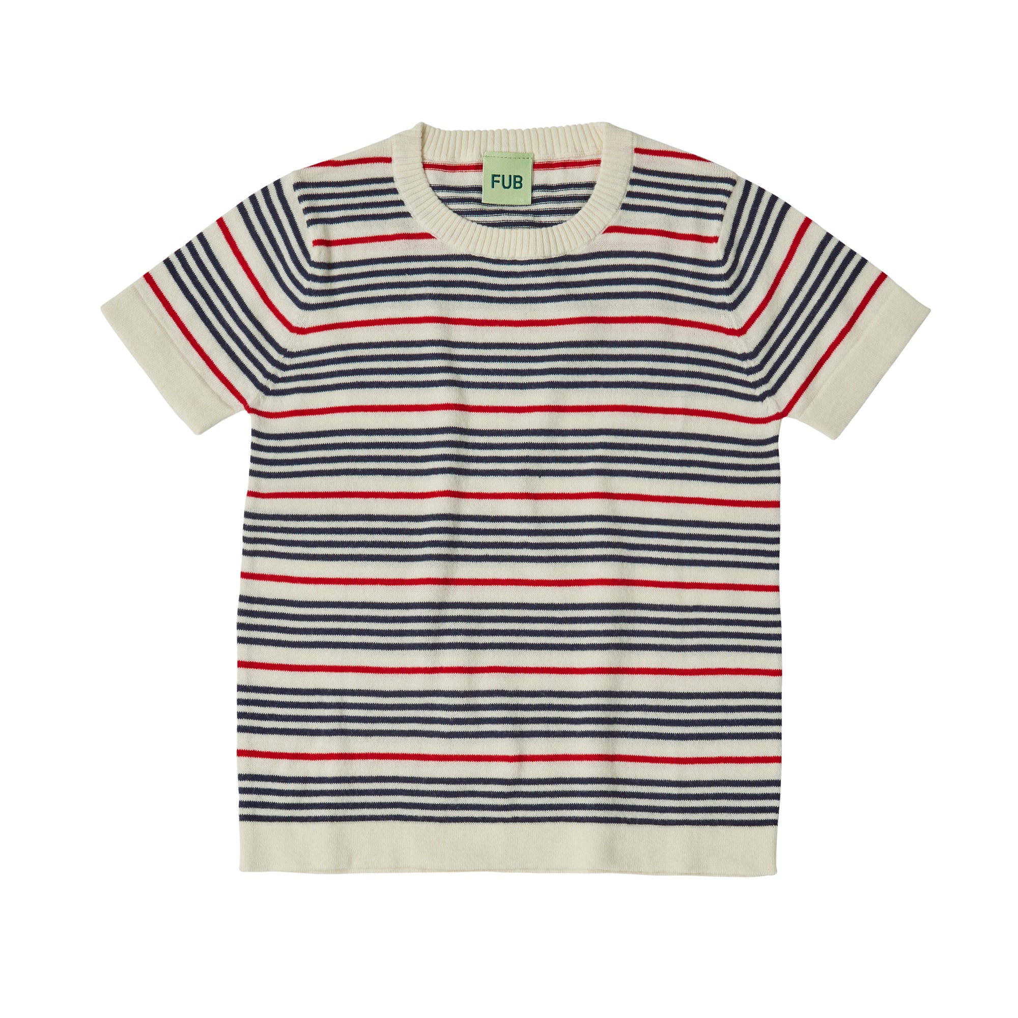 Boys & Girls Dark Blue Stripes Cotton T-Shirt