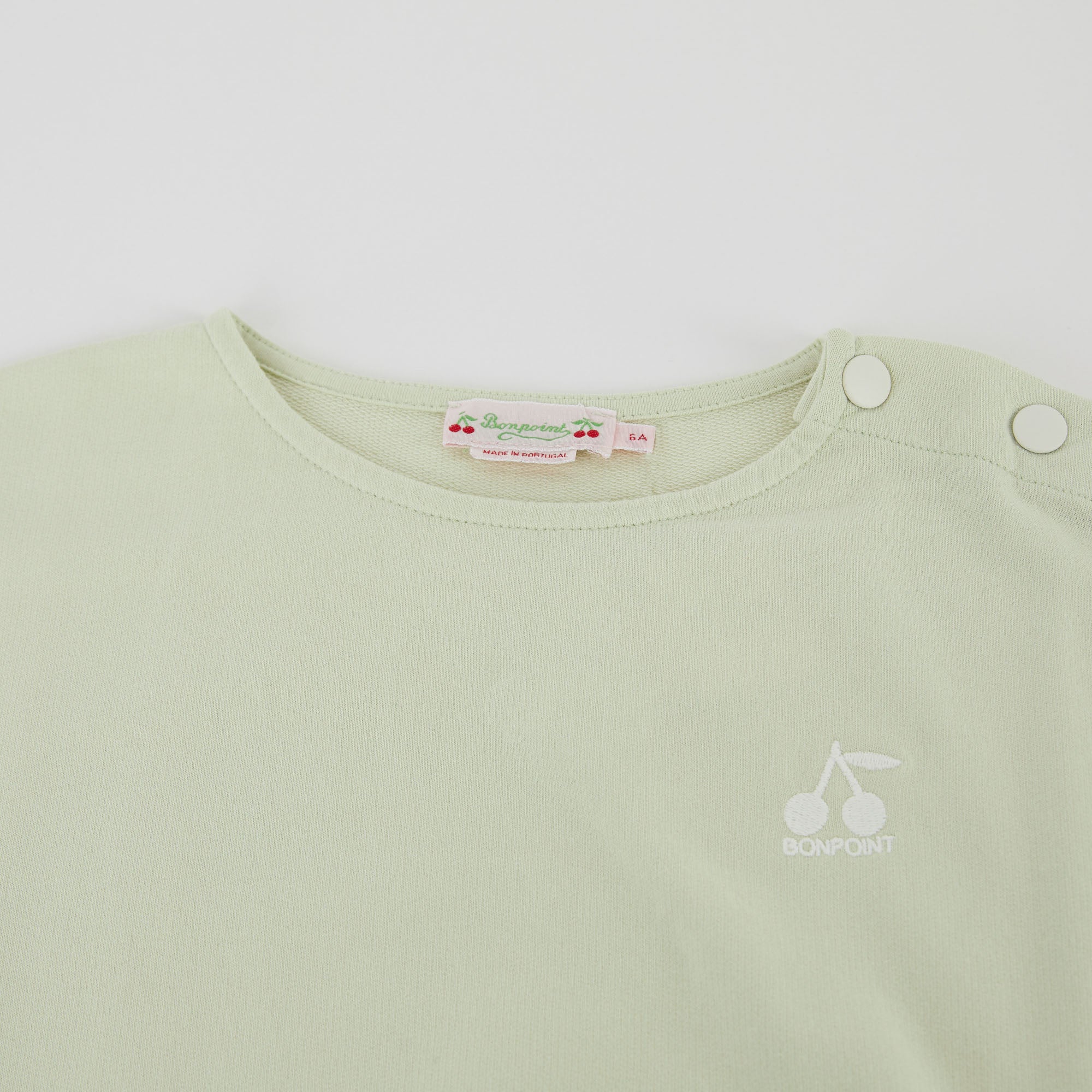 Girls Light Green Cotton Dress