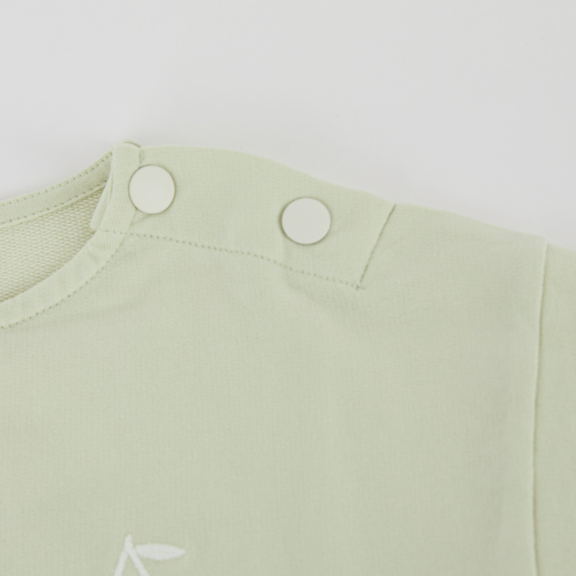 Girls Light Green Cotton Dress