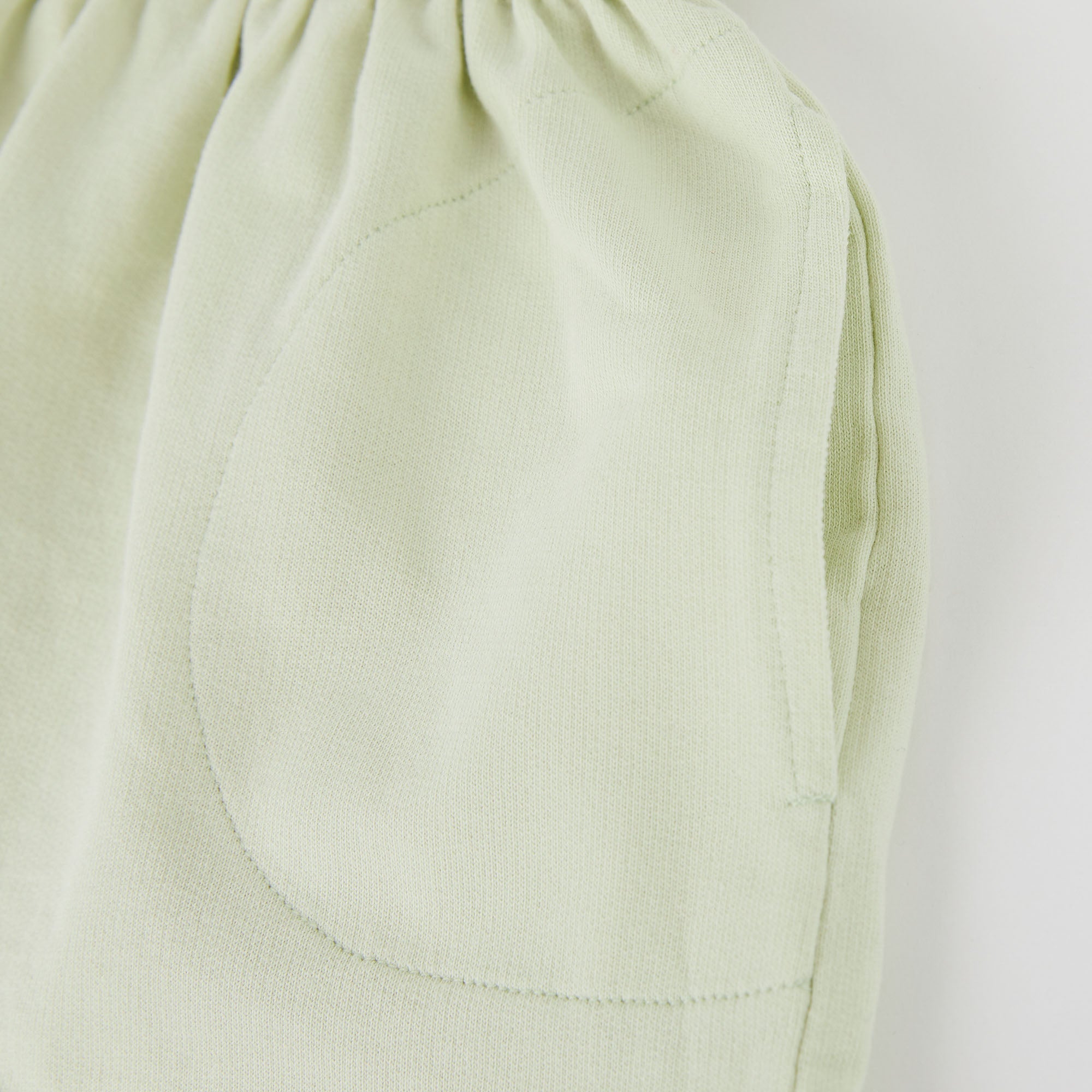 Girls Light Green Cotton Dress