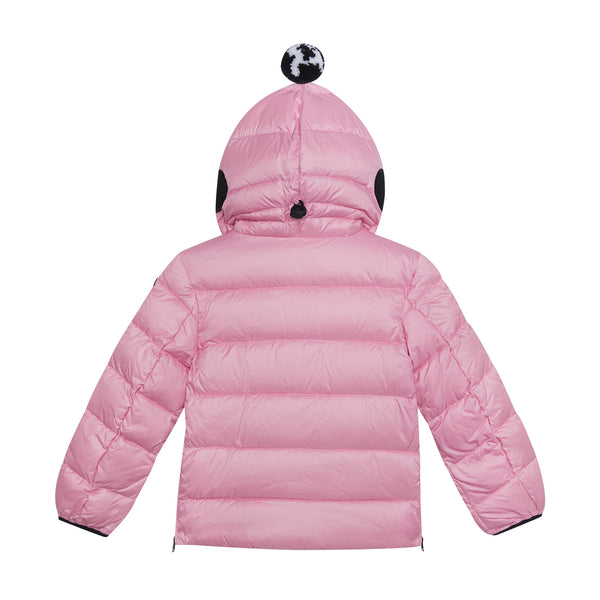 Girls Pink Padded Down Jacket