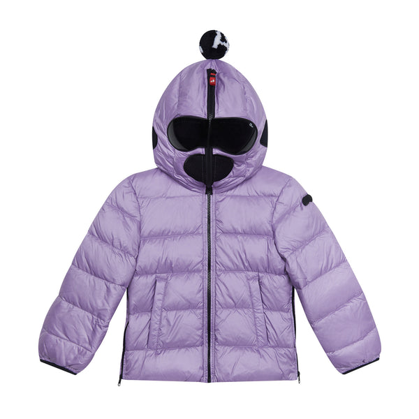 Girls Purple Padded Down Jacket