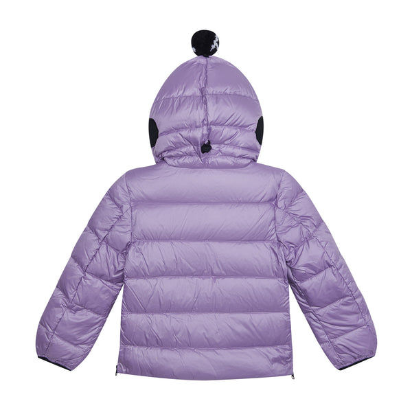 Girls Purple Padded Down Jacket