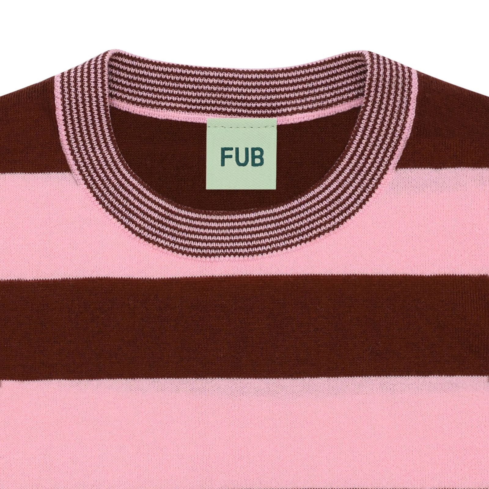 Boys & Girls Pink Stripes Cotton Knit T-Shirt