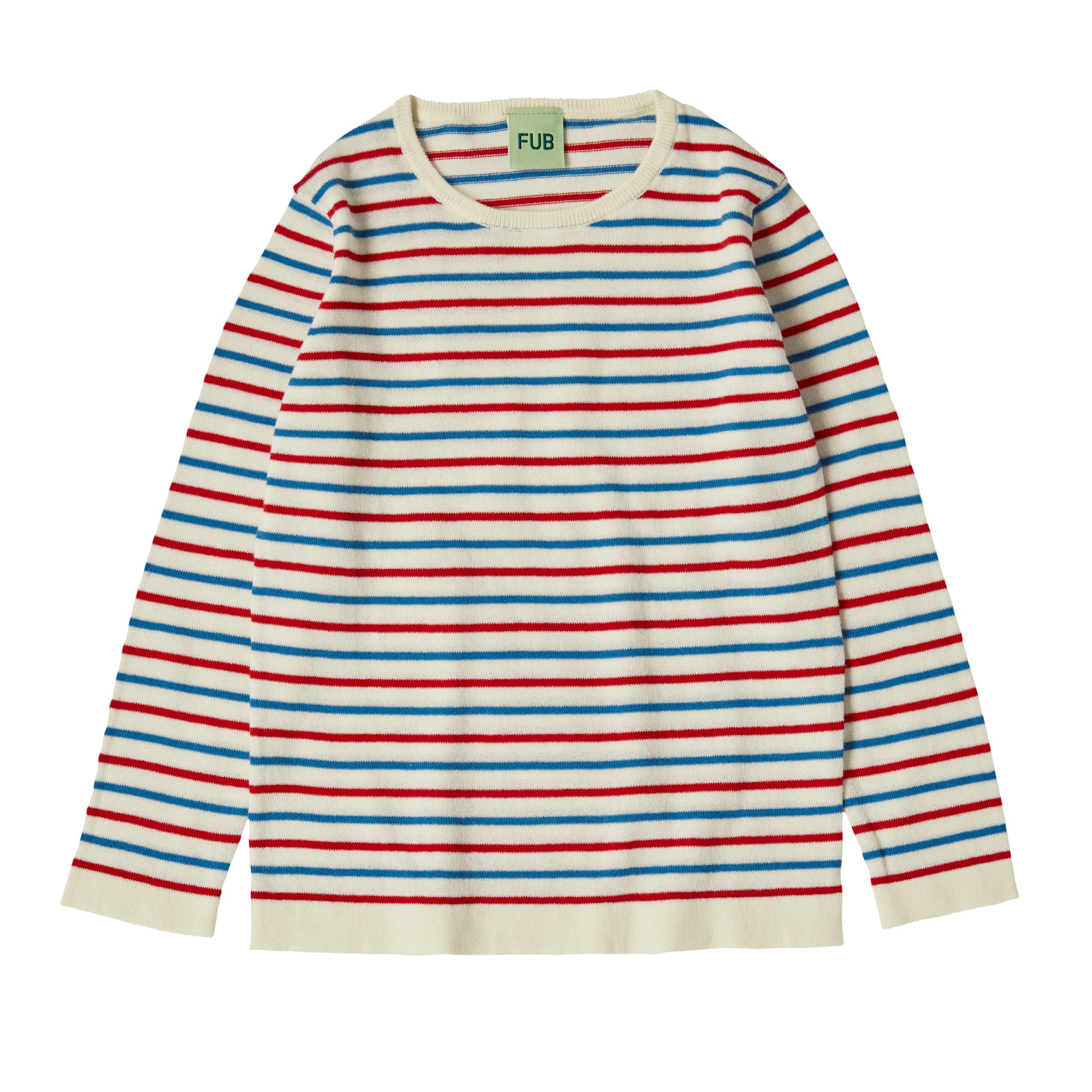 Boys & Girls Multicolor Stripes Cotton T-Shirt