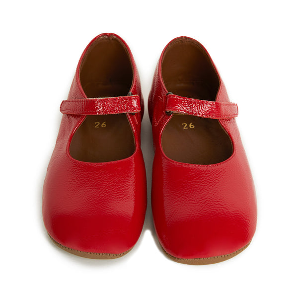 Girls Bright Pink Flat Shoes
