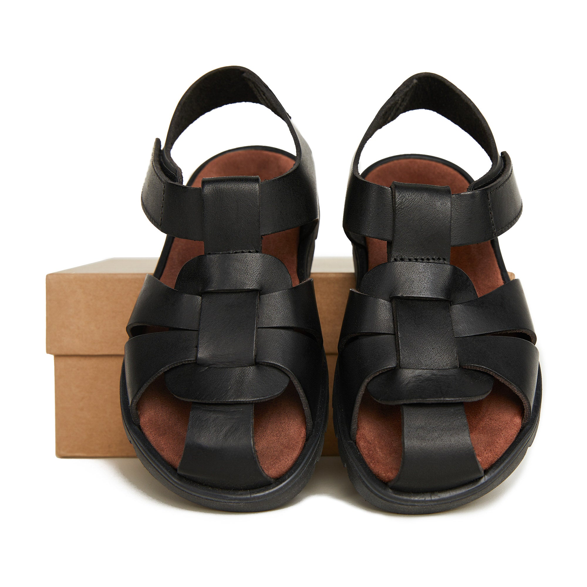 Boys & Girls Black Sandals