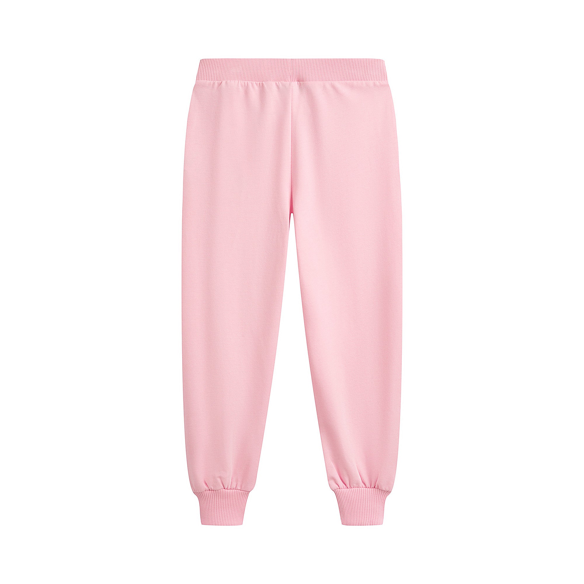 Girls Pink Cotton Trousers