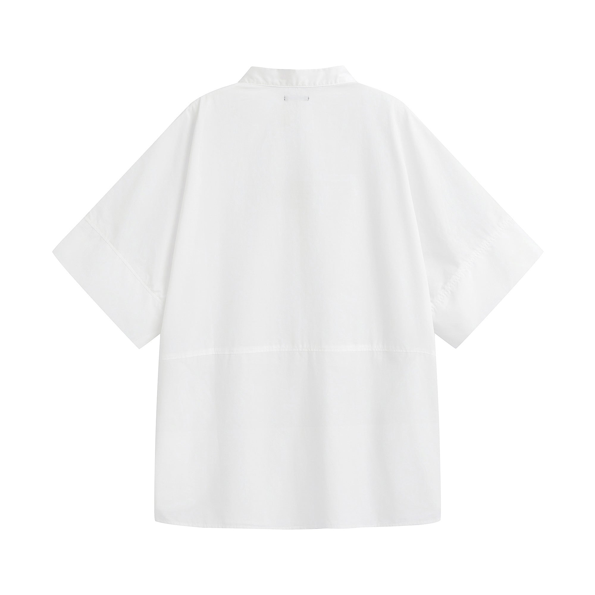 Boys & Girls White Cotton Shirt