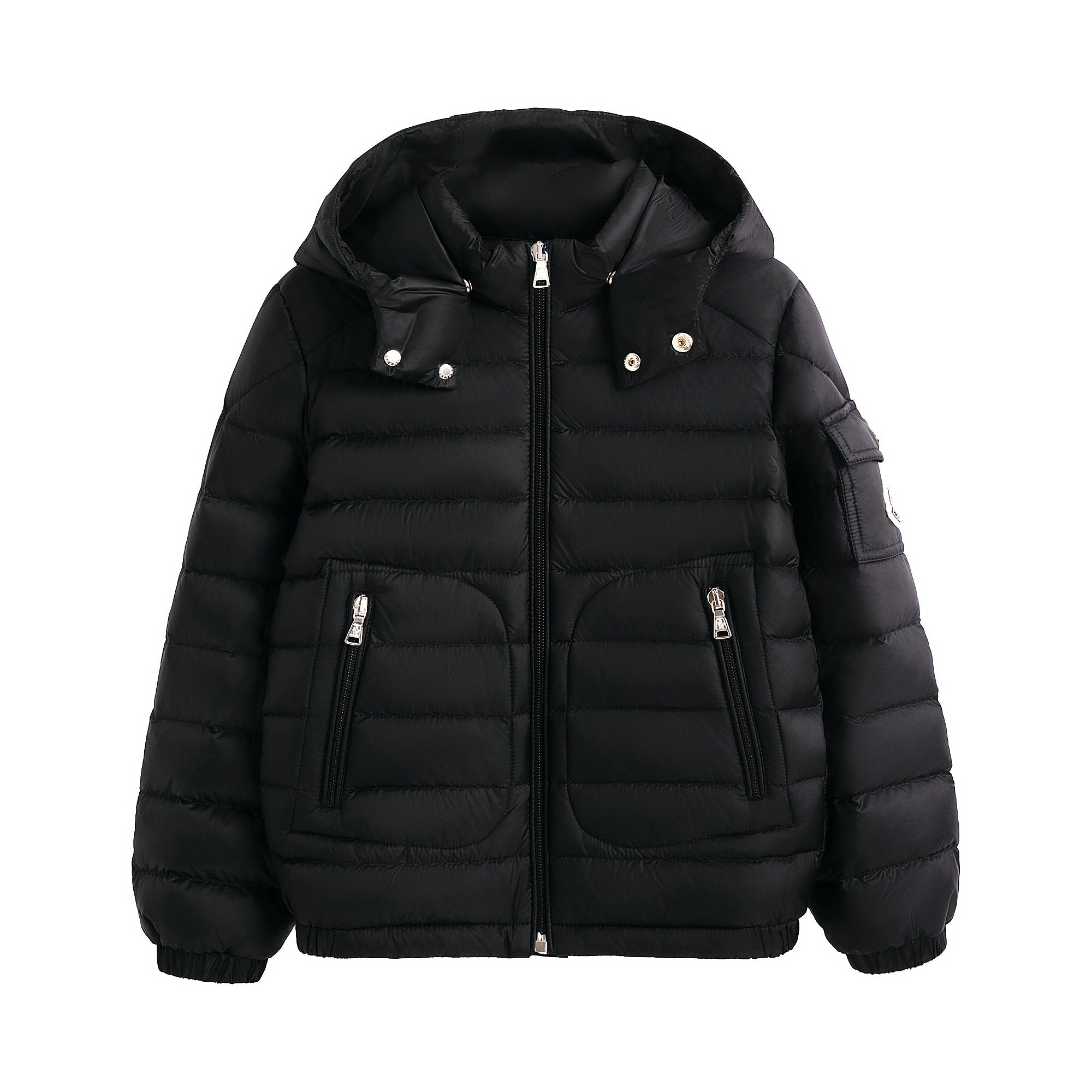 Boys Black "LAUROS" Padded Down Jacket