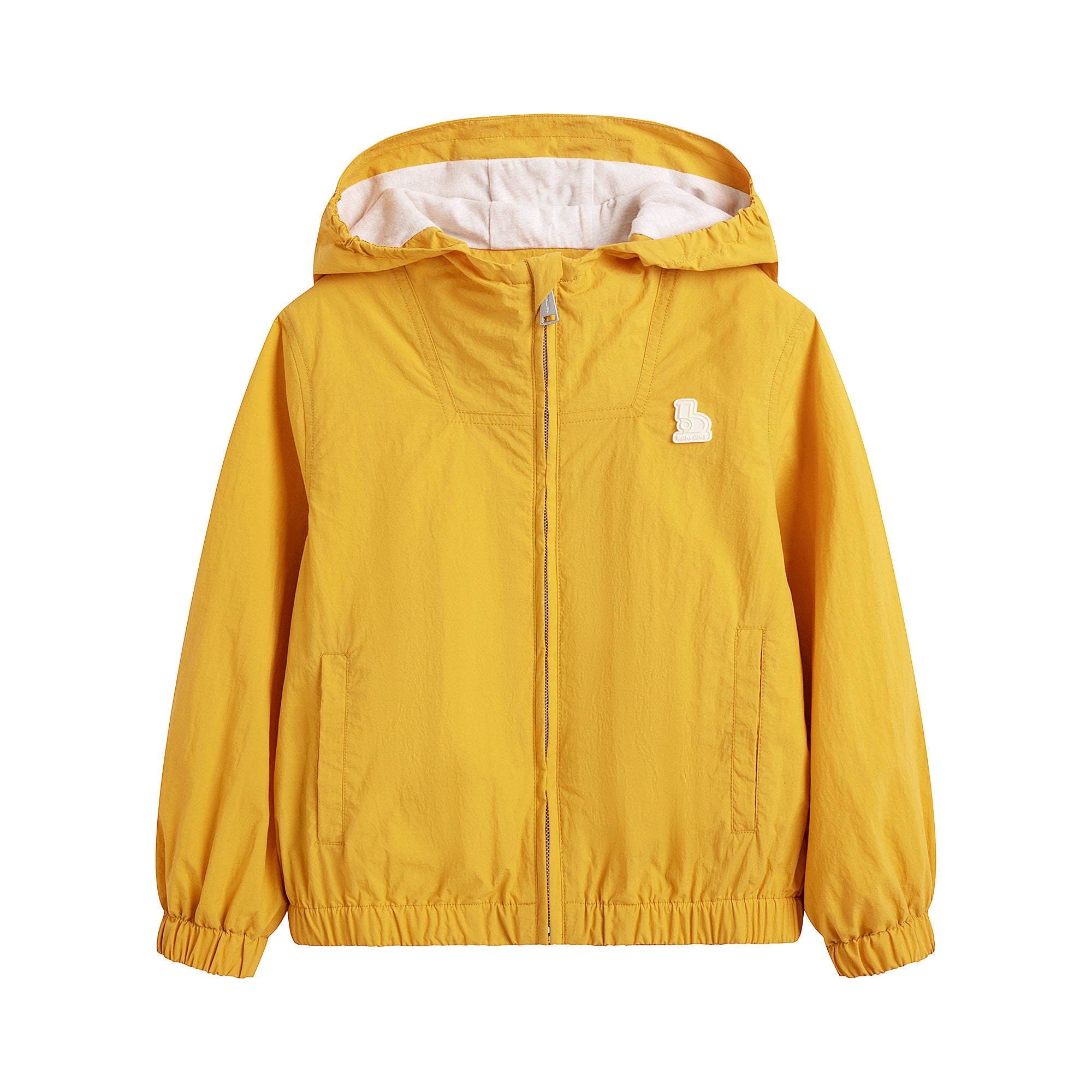 Boys Yellow Zip-Up Jacket