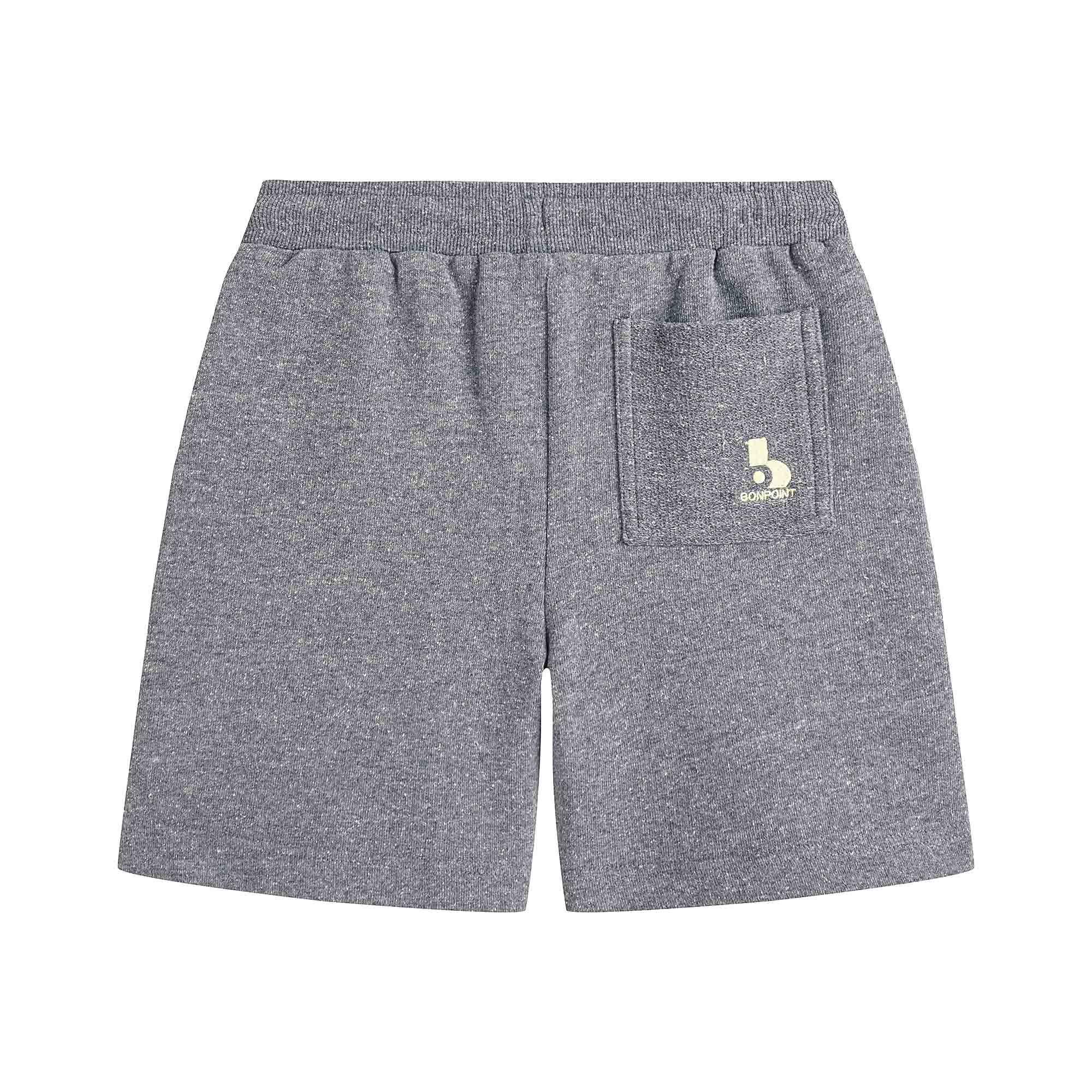 Boys Grey Cotton Shorts