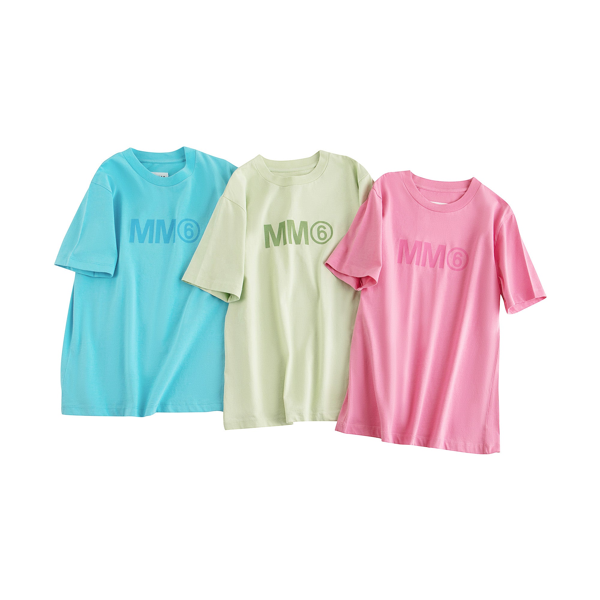 Boys & Girls Tricolor Logo Cotton T-Shirt Set(3 Pack)
