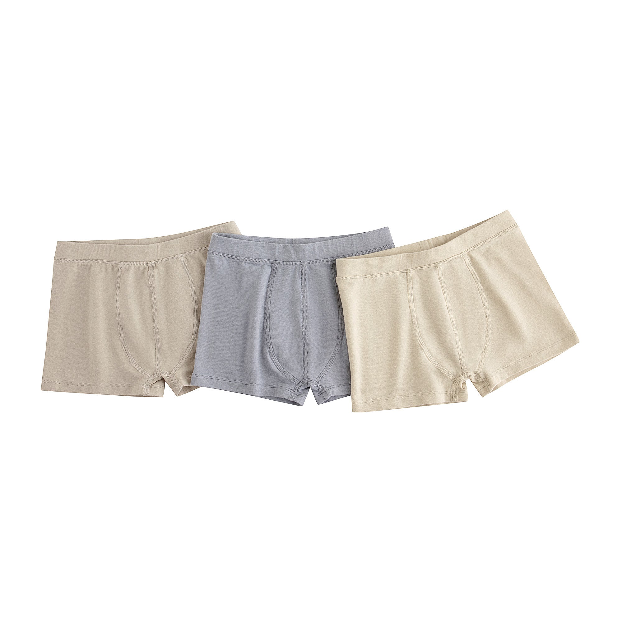 Boys Tricolor Cotton Underwear Set(3 Pack)