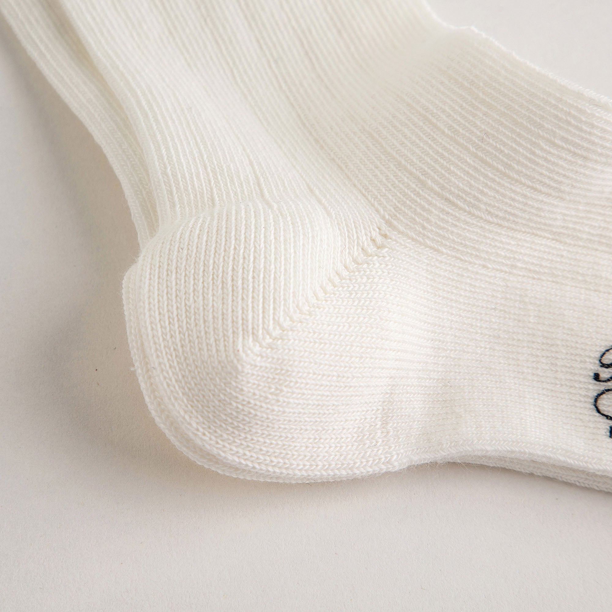 Boys White Cotton Socks